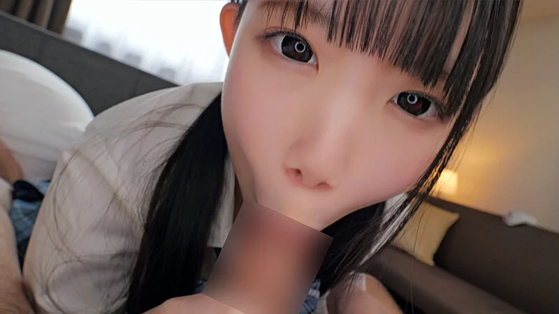 制服JKがフェラしている