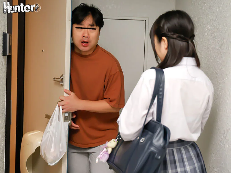 制服JKが男の家を訪問している