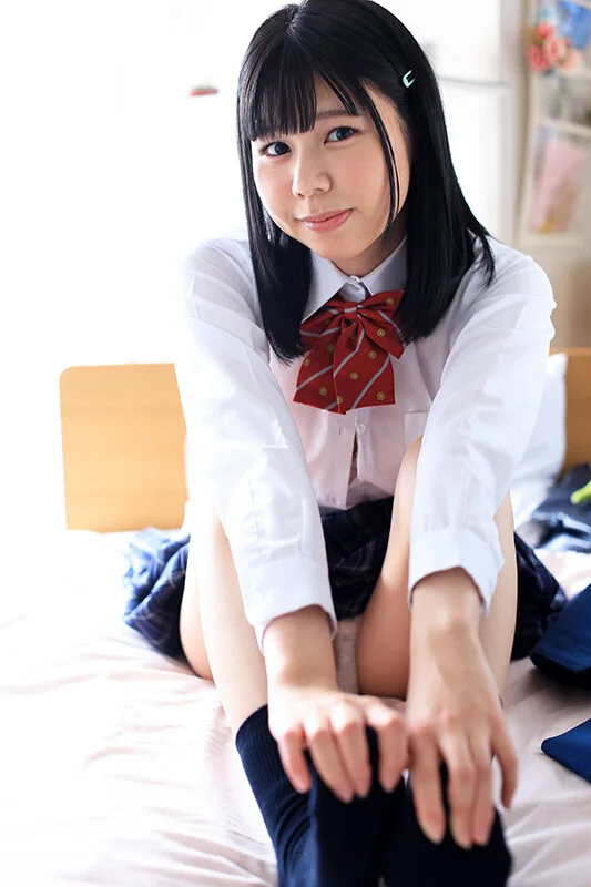 制服JKが座っている