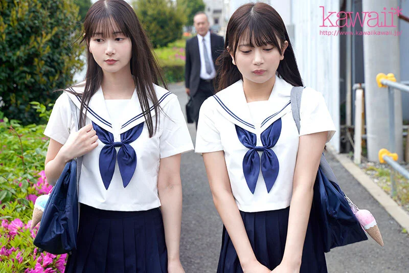 制服JK・静河と北岡果林