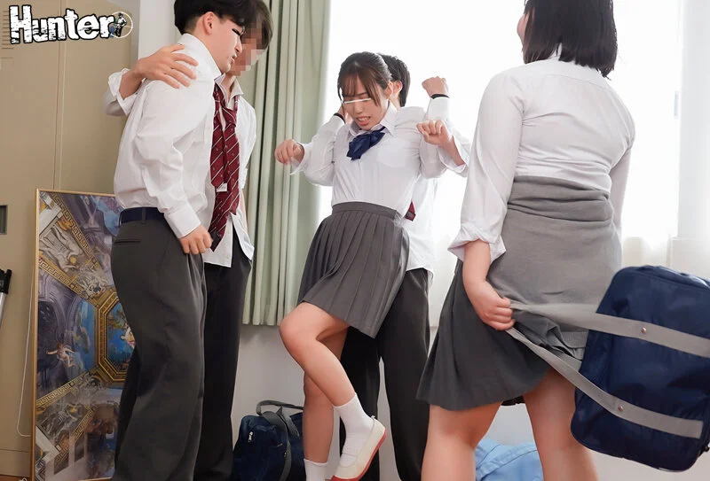 男に捕まる制服JK