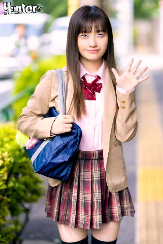 ニーハイ履いた制服JK