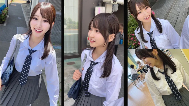 黒髪ロングヘアの制服JK 【配信品番：smuc168 サンプル画像】