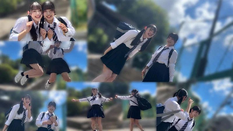 制服JK2人 【配信品番：smuw054 サンプル画像】